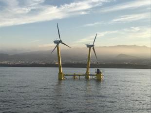 W2Power floating wind platform